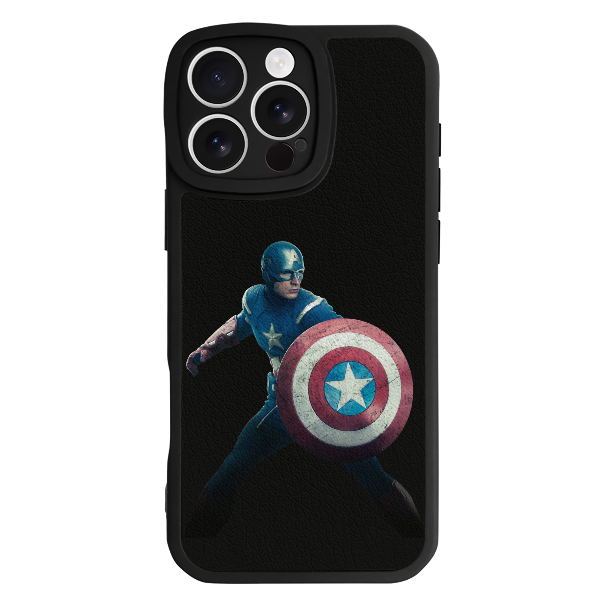 （画像用） アベンジャーズ The Avengers 【iPhone 16シリーズ対応】シリコンスマホケース（レザー調） 材質：シリコン